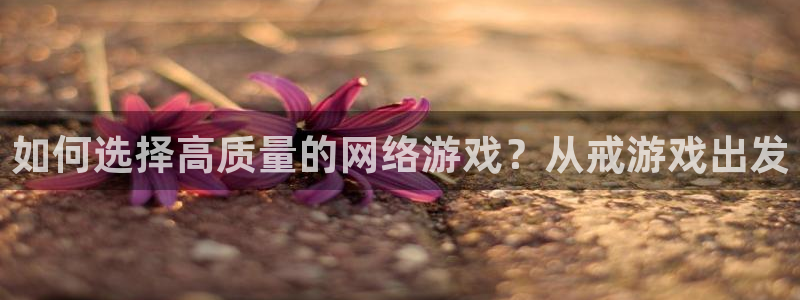 蓝冠娱乐怎么注册：如何选择高质量的网络游戏？从戒游戏出发